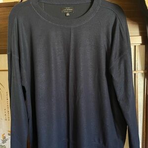 Lucky Brand Midnight Blue Women's Crew Neck Sweater